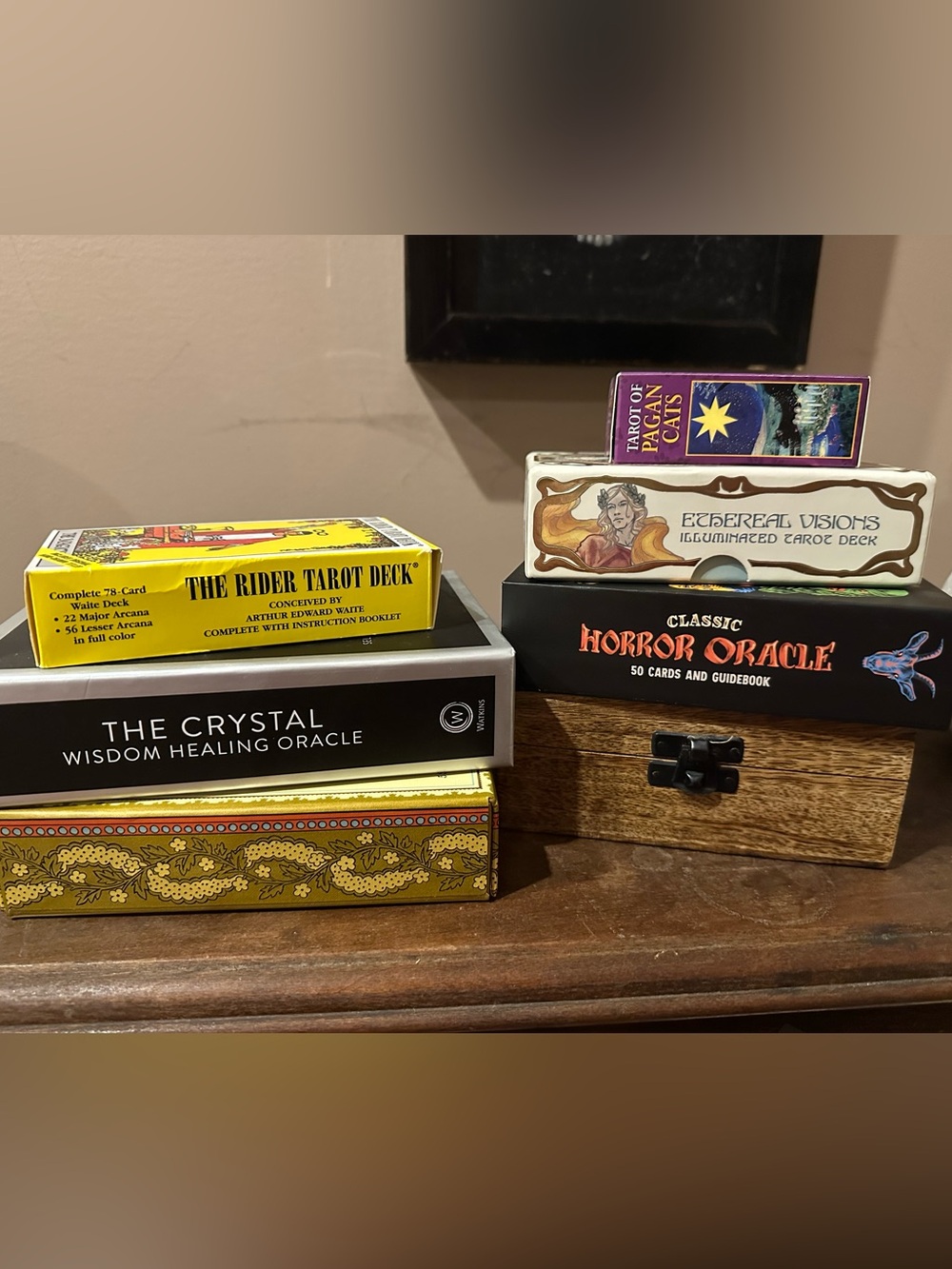LOT OF 7 Oracle Tarot Cards for Divination & Gameplay